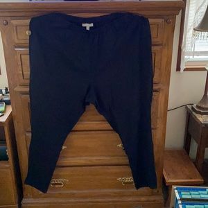 Woman Within 4X Tall black leggings/pants